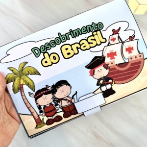 Livro 3D para ensinar a história do Descobrimento do Brasil