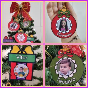 Bolinha e caixinha editável para decorar