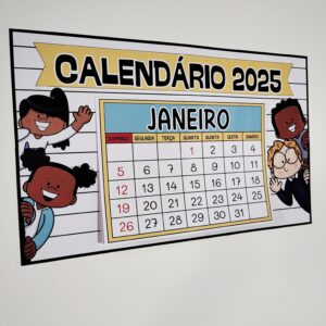 Calendário 2025 Tema Crianças