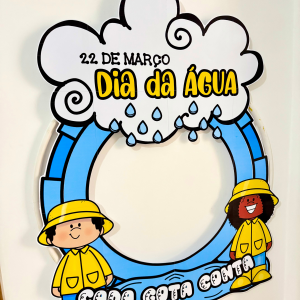 Moldura para bambolê tema “Dia da Água”