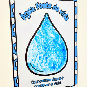 Cartaz colaborativo e atividade tema Dia da Água