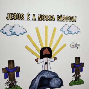Painel Jesus é a nossa páscoa