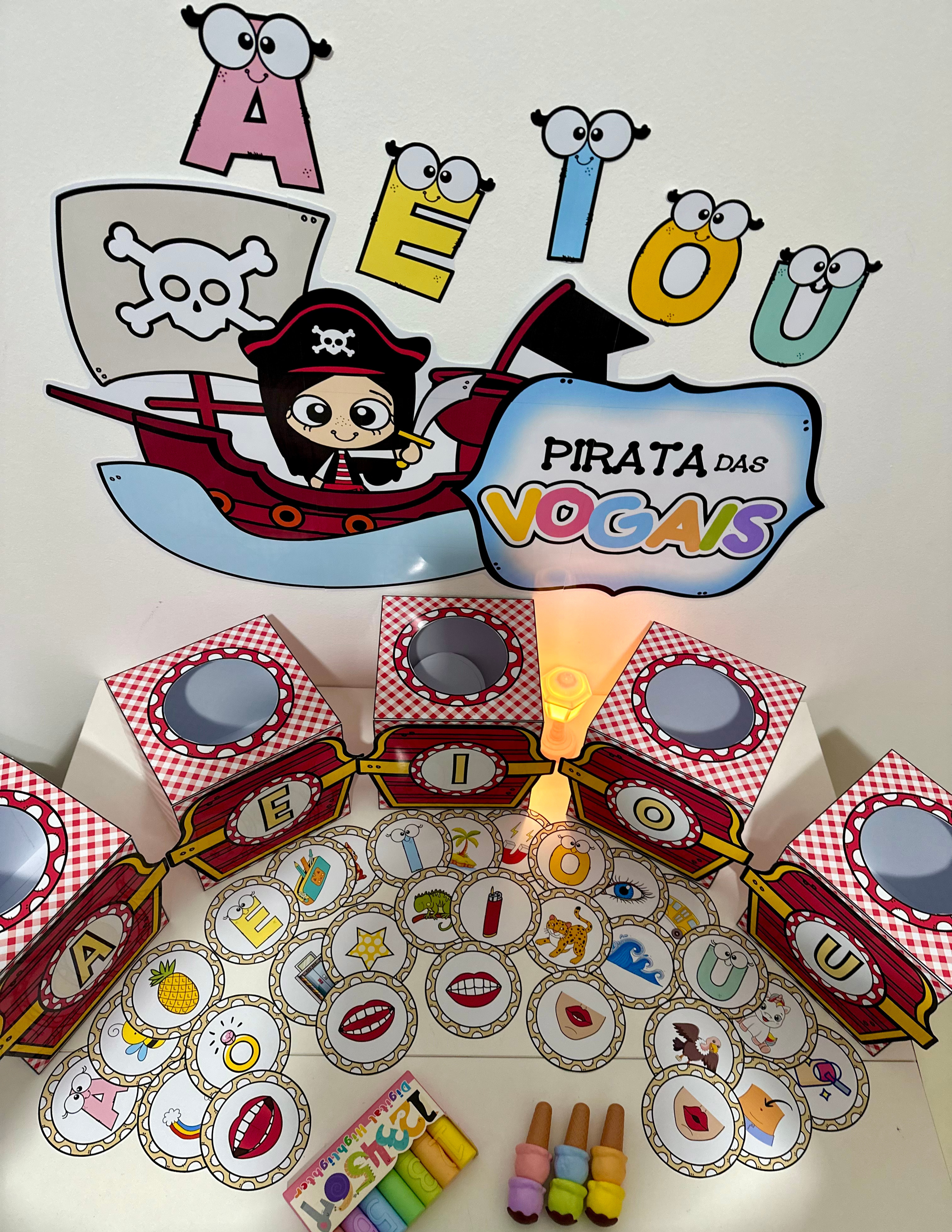 Kit Pirata das Vogais