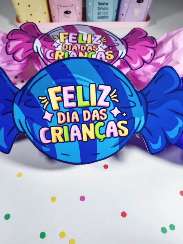 Molde Bombom “Feliz Dia das Crianças” - Imagem 3