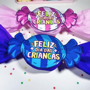 Molde Bombom “Feliz Dia das Crianças”