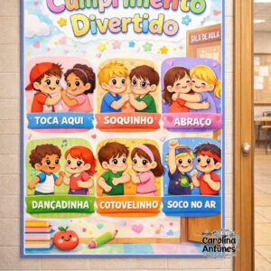Cartaz - Escolha seu Cumprimento Divertido